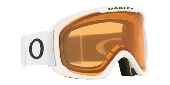 Ski and snowboard goggles Oakley O-frame 2.0 Pro L OO 7124 (712403) color bianco opaco shape mask lenses persimmon