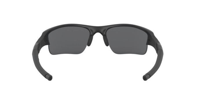 Sunglasses Oakley Flak Jacket Xlj OO 9009 (11-004) color nero opaco shape rectangle lenses grigio