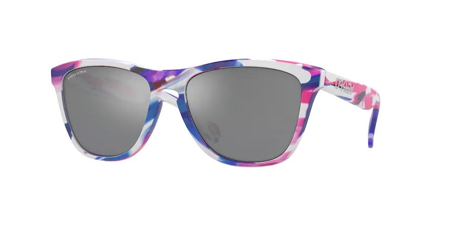 Sonnenbrillen Oakley Frogskins OO 9013 (9013J9) farbe kokoro form quadratisch gläser prizm black