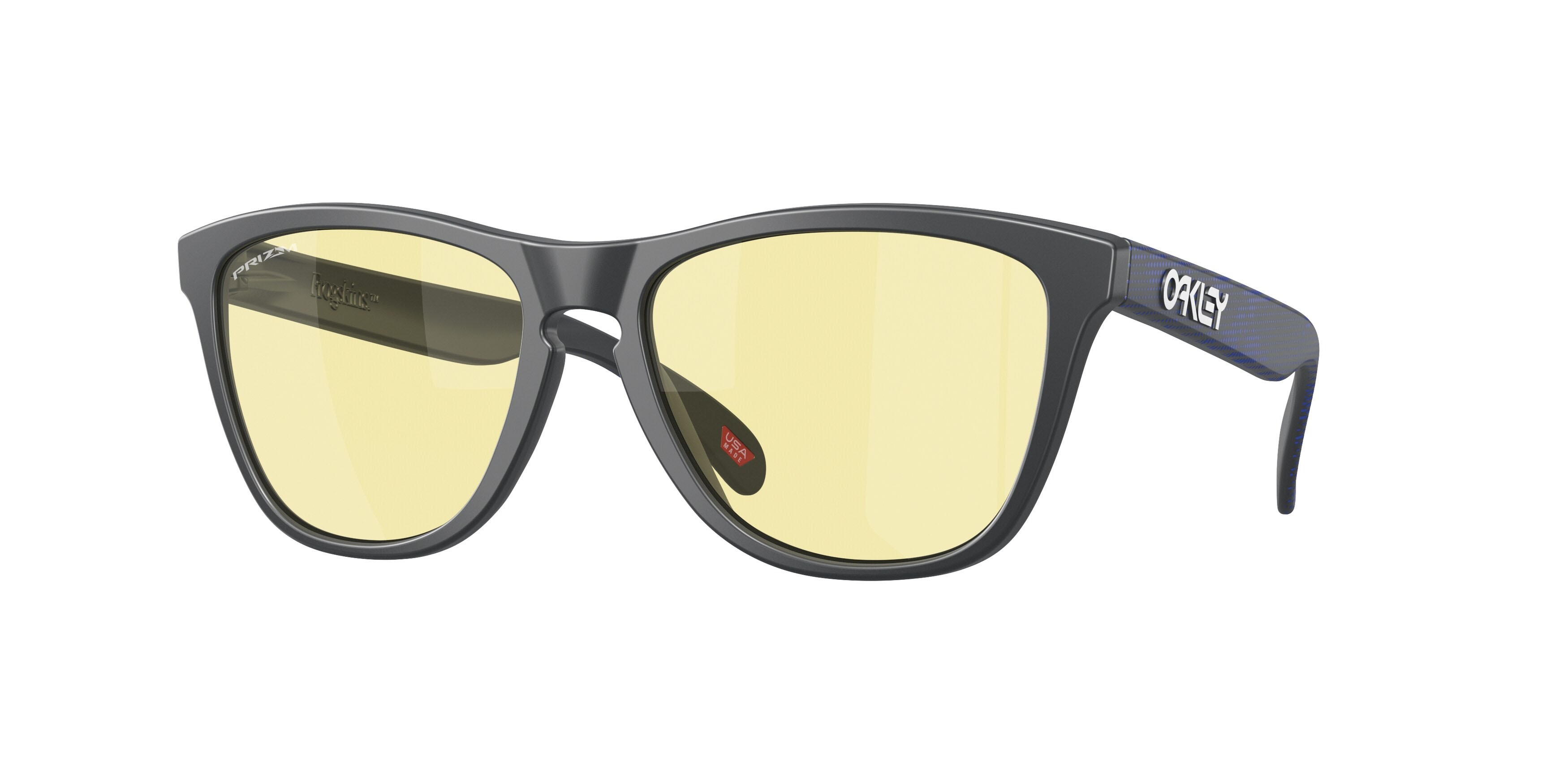 Occhiali da sole Oakley Frogskins OO 9013 (9013L4) colore carbonio opaco forma quadrato lenti prizm gaming(tm) 2.0