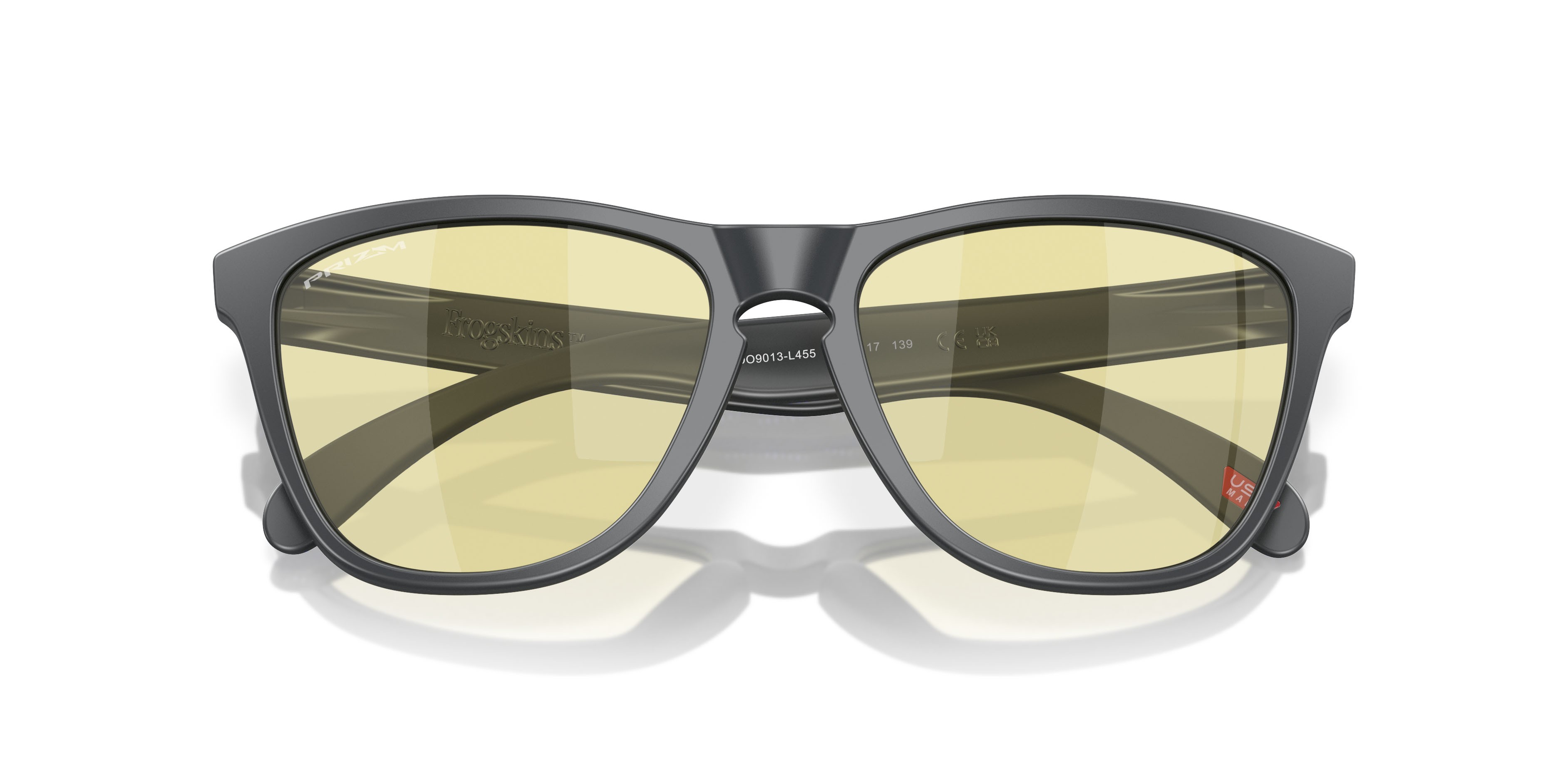 Occhiali da sole Oakley Frogskins OO 9013 (9013L4) colore carbonio opaco forma quadrato lenti prizm gaming(tm) 2.0