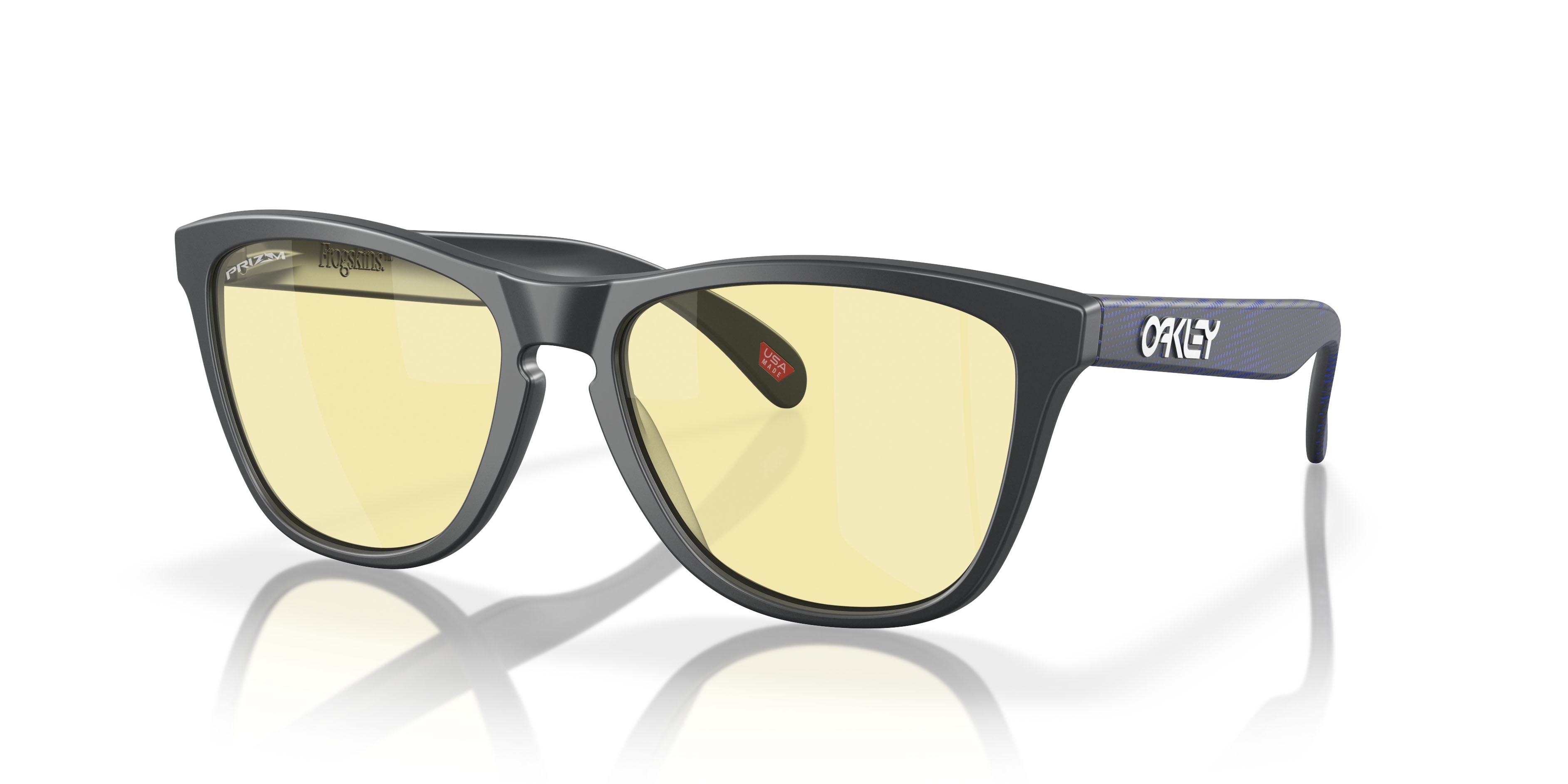 Occhiali da sole Oakley Frogskins OO 9013 (9013L4) colore carbonio opaco forma quadrato lenti prizm gaming(tm) 2.0