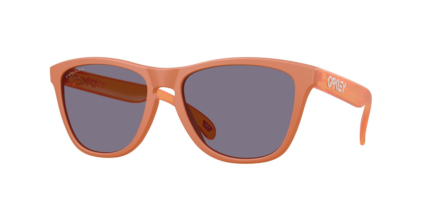 Occhiali da sole Oakley Frogskins OO 9013 (9013M1) colore matte ginger forma quadrato lenti prizm grey