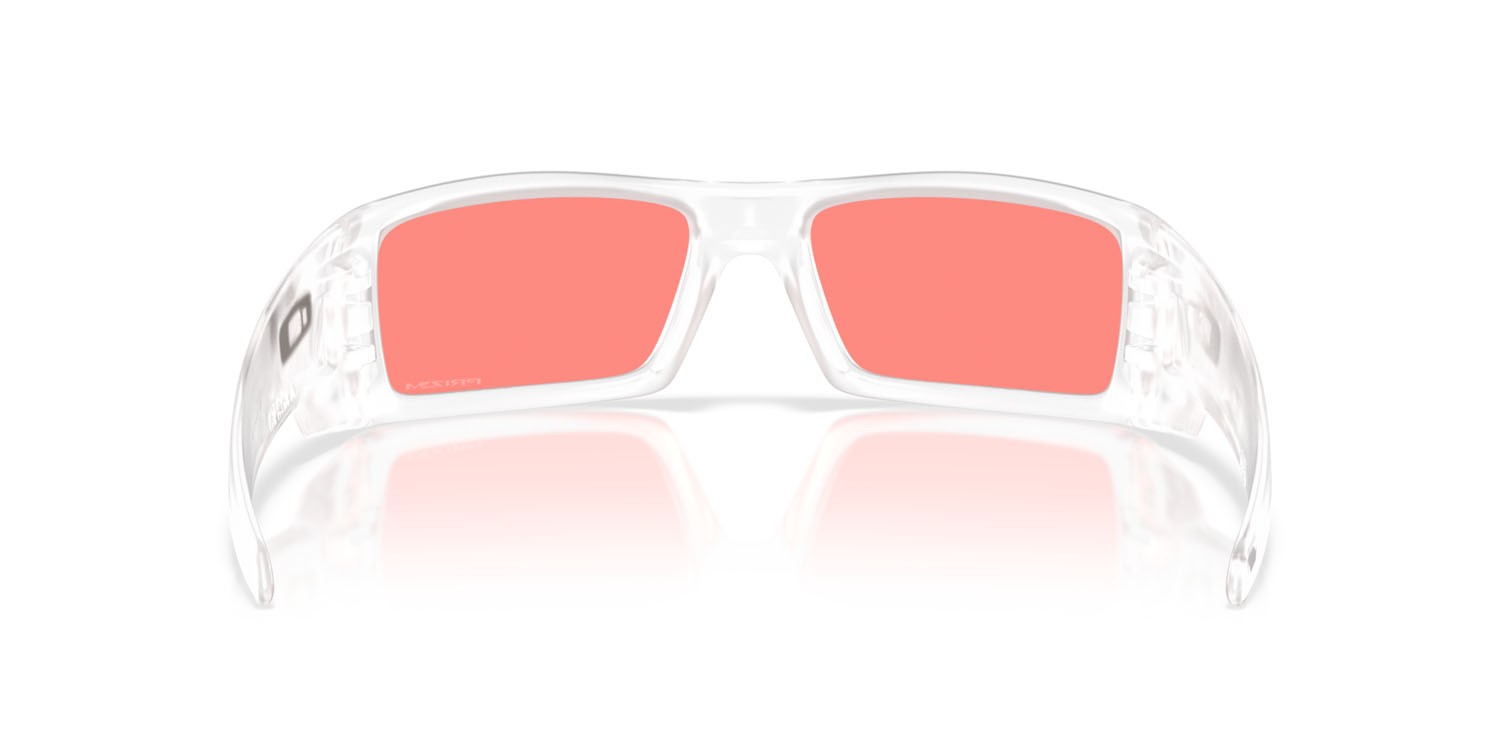 Occhiali da sole Oakley Gascan OO 9014 (9014C9) colore trasparente opaco forma rettangolare lenti prizm peach