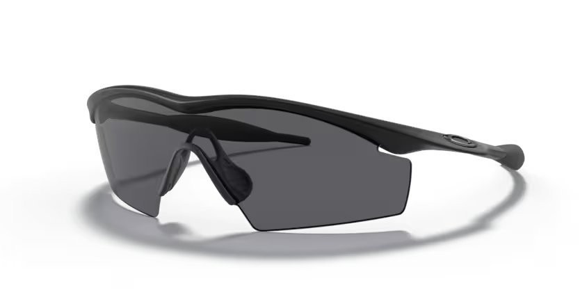 Sonnenbrillen Oakley M frame strike OO 9060 (11-162) farbe black form unregelmäßig gläser grey