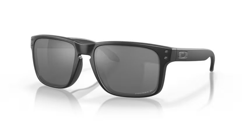 Sonnenbrillen Oakley Holbrook OO 9102 (9102D6) farbe matte black form quadratisch gläser prizm black polarized