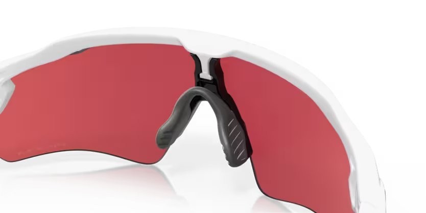 Sonnenbrillen Oakley Radar ev path OO 9208 (920847) farbe polished white form rechteckig gläser prizm sapphire snow