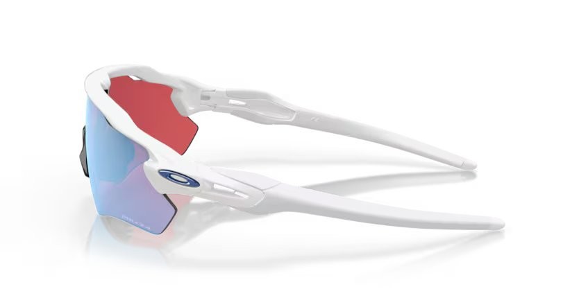 Sonnenbrillen Oakley Radar ev path OO 9208 (920847) farbe polished white form rechteckig gläser prizm sapphire snow