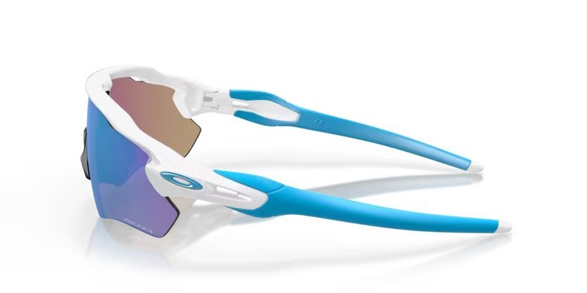 Sonnenbrillen Oakley Radar ev path OO 9208 (920857) farbe polished white form rechteckig gläser prizm sapphire