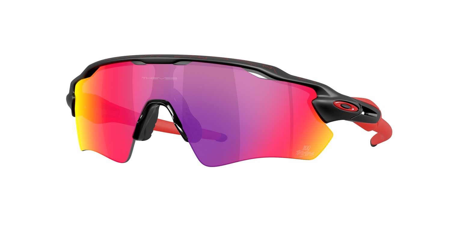 Sonnenbrillen Oakley Radar EV Path OO 9208 (9208G2) farbe nero opaco 100t form maske gläser prizm road