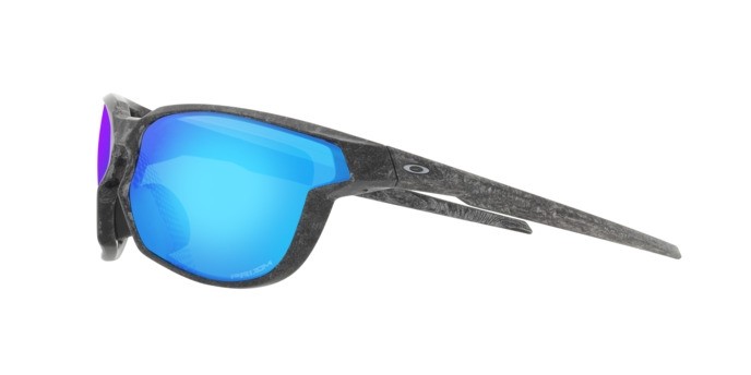 Occhiali da sole Oakley Kaast OO 9227 (922705) colore verve spacedust forma ovale lenti prizm sapphire