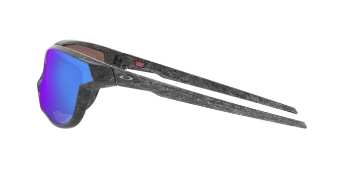 Occhiali da sole Oakley Kaast OO 9227 (922705) colore verve spacedust forma ovale lenti prizm sapphire