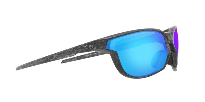 Occhiali da sole Oakley Kaast OO 9227 (922705) colore verve spacedust forma ovale lenti prizm sapphire