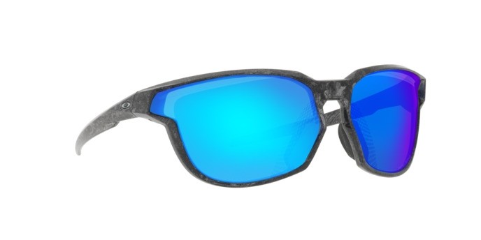 Occhiali da sole Oakley Kaast OO 9227 (922705) colore verve spacedust forma ovale lenti prizm sapphire