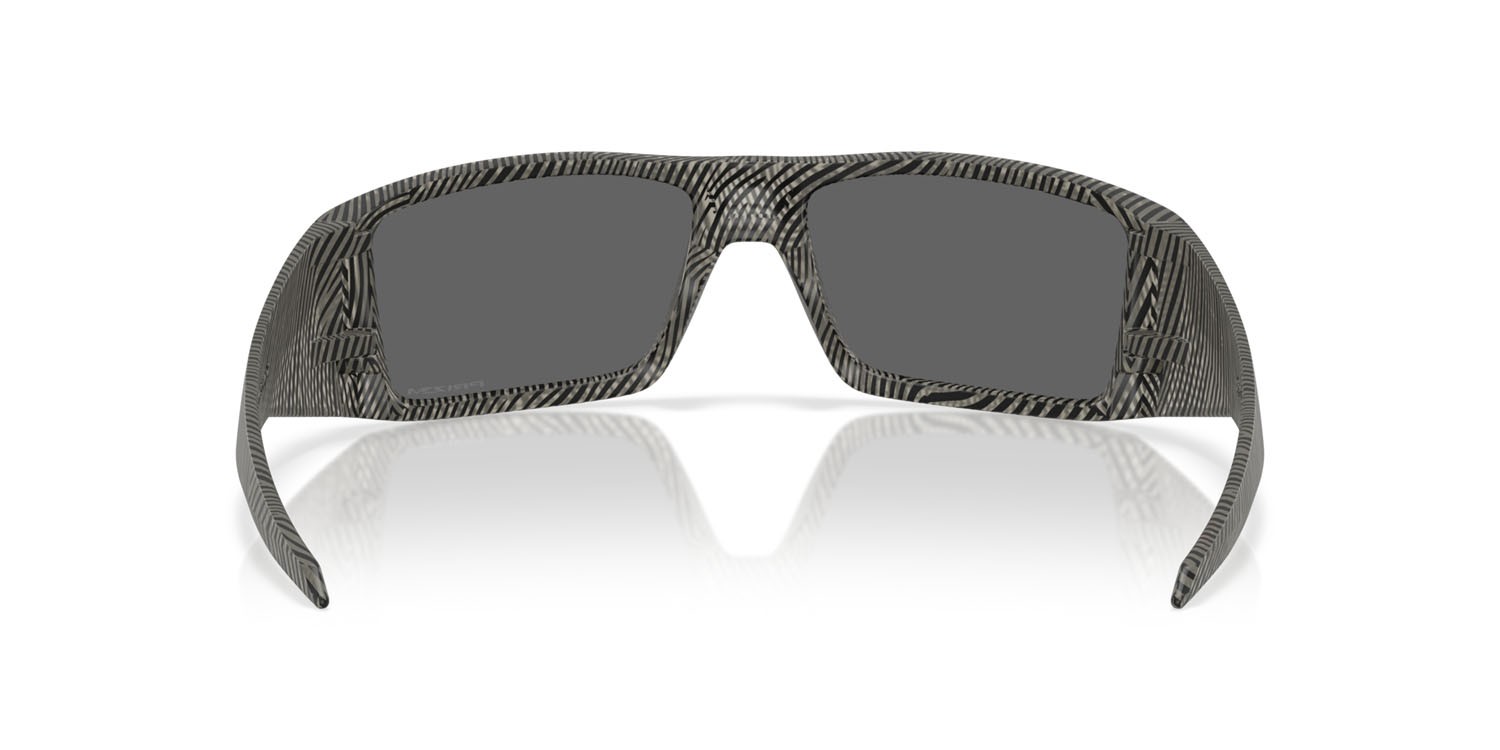 Sonnenbrillen Oakley Heliostat OO 9231 (923138) farbe inchiostro grigio opaco impronta digitale form rechteckig gläser prizm black