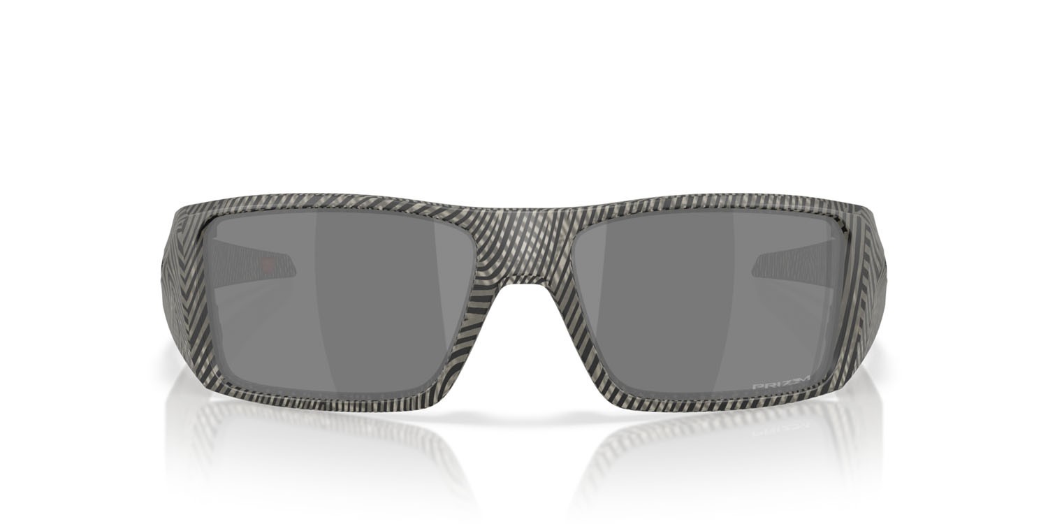 Sonnenbrillen Oakley Heliostat OO 9231 (923138) farbe inchiostro grigio opaco impronta digitale form rechteckig gläser prizm black