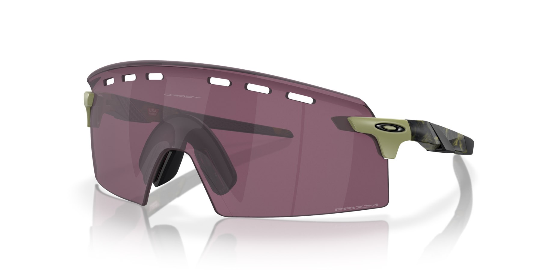 Sonnenbrillen Oakley Encoder Strike Vented OO 9235 (923514) farbe fern swirl form maske gläser prizm road black
