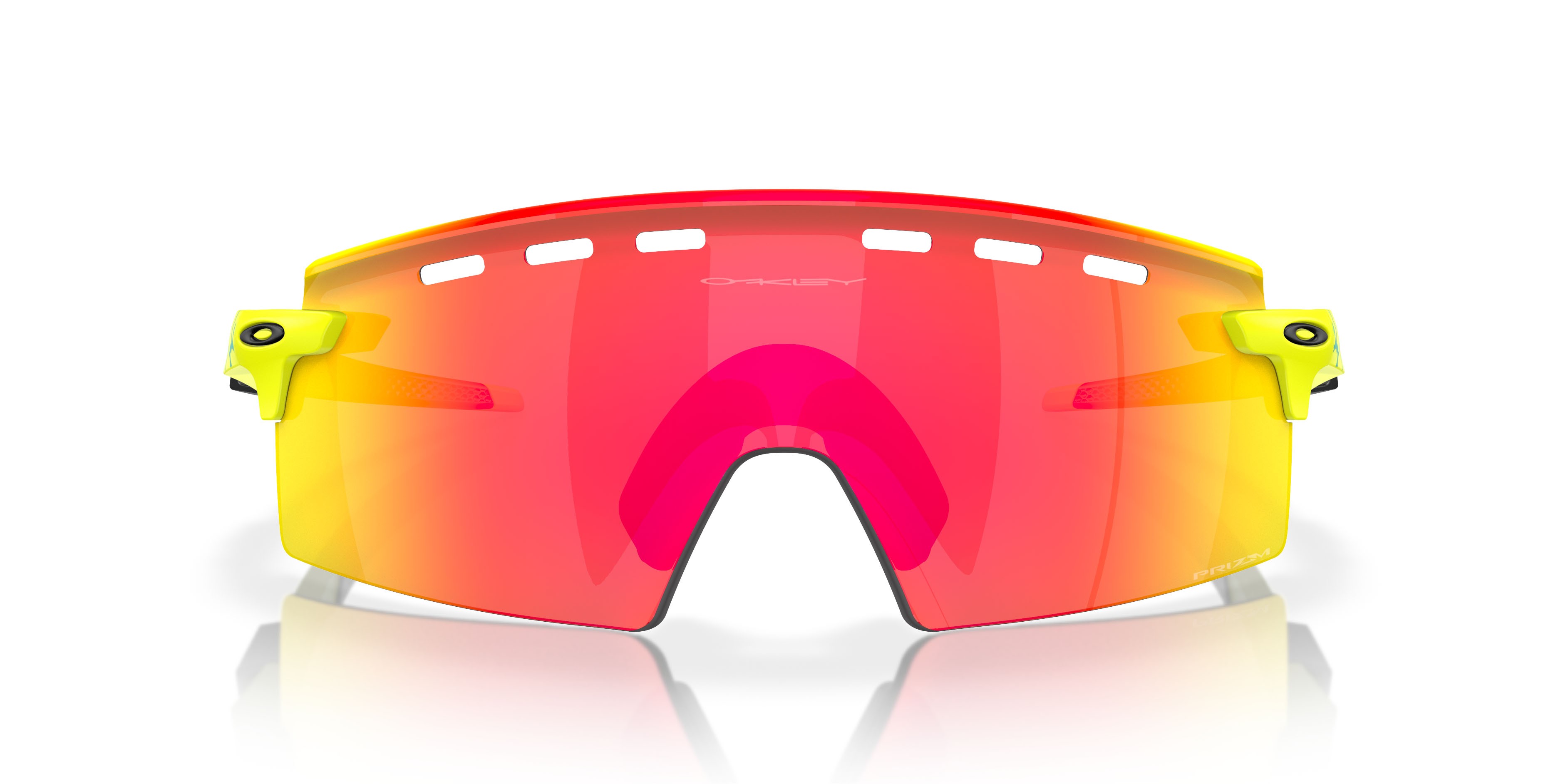 Sonnenbrillen Oakley Encoder Strike Vented OO 9235 (923519) farbe giallo ottico opaco form maske gläser prizm ruby