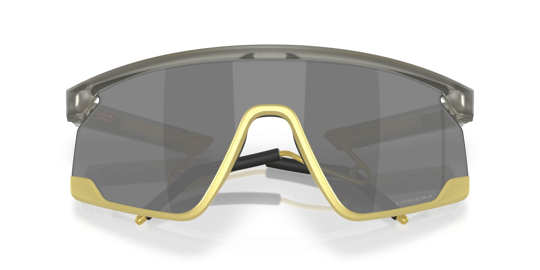 Sonnenbrillen Oakley BXTR Metal OO 9237 (923714) farbe inchiostro grigio opaco/oro vintage form maske gläser prizm black