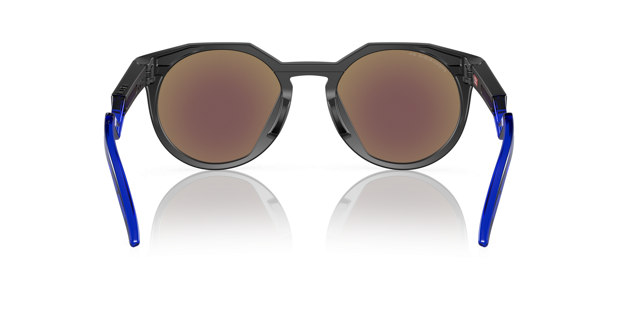 Sonnenbrillen Oakley HSTN OO 9242 (924204) farbe nero opaco form rund gläser prizm sapphire polarized