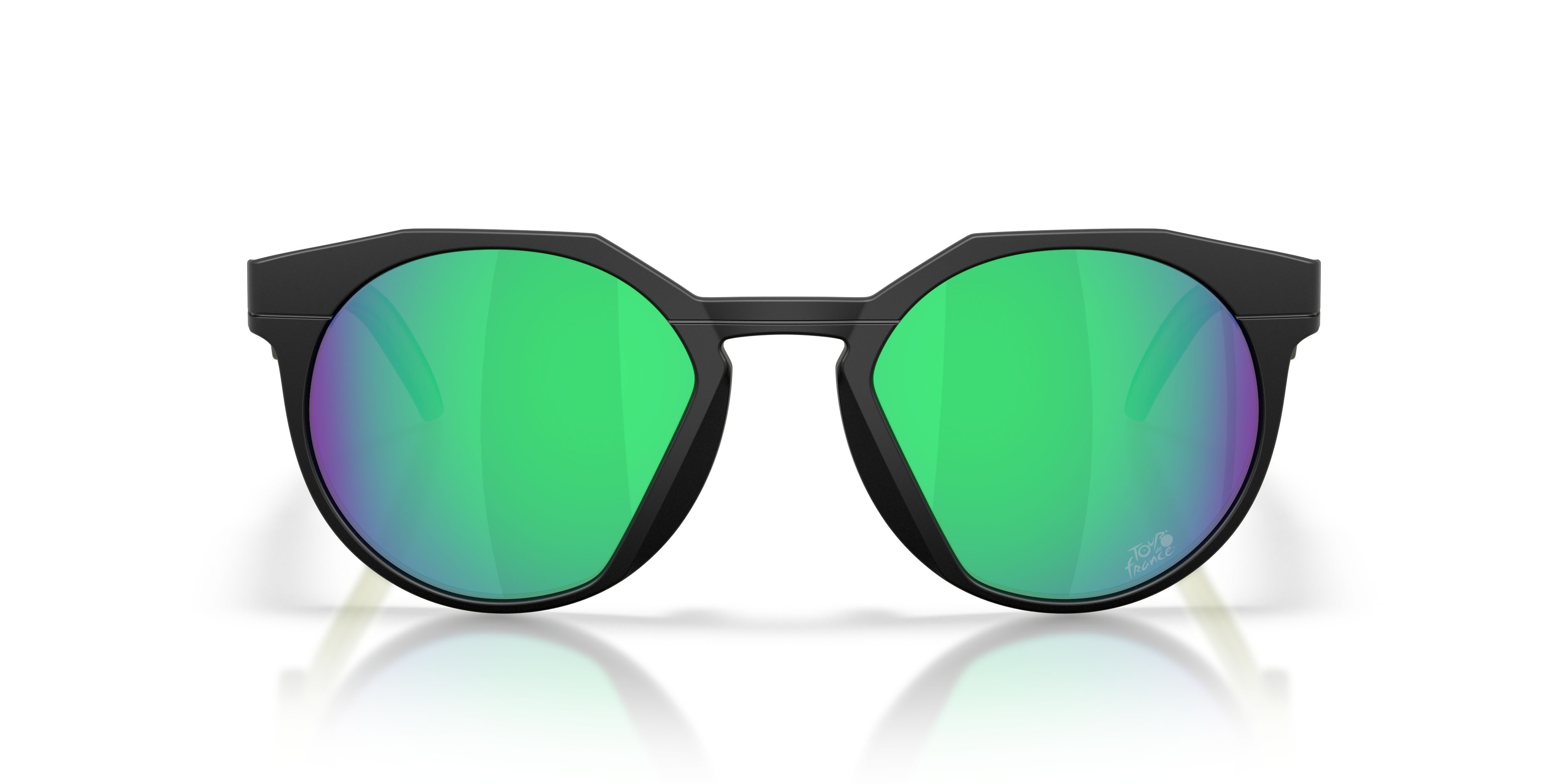 Sonnenbrillen Oakley HSTN OO 9242 (924222) farbe nero opaco form rund gläser prizm jade