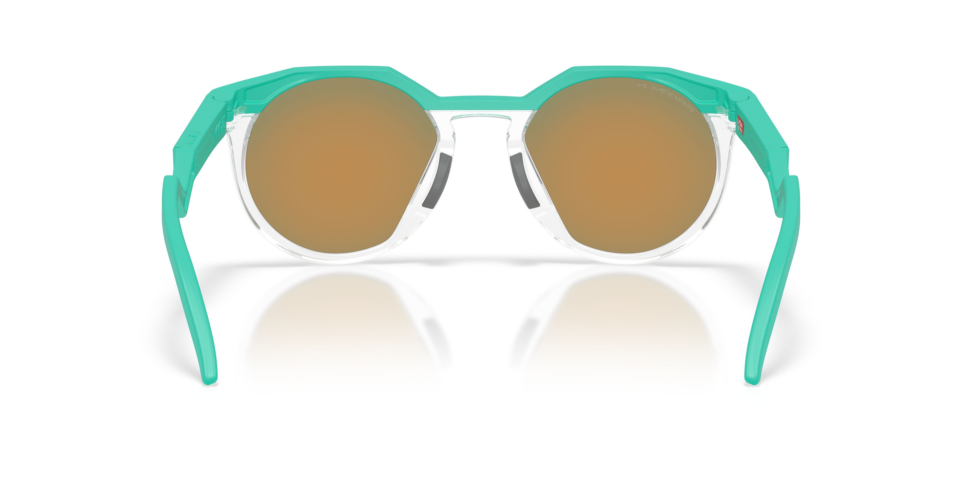 Sonnenbrillen Oakley HSTN OO 9242 (924223) farbe celeste form rund gläser prizm ruby polarized