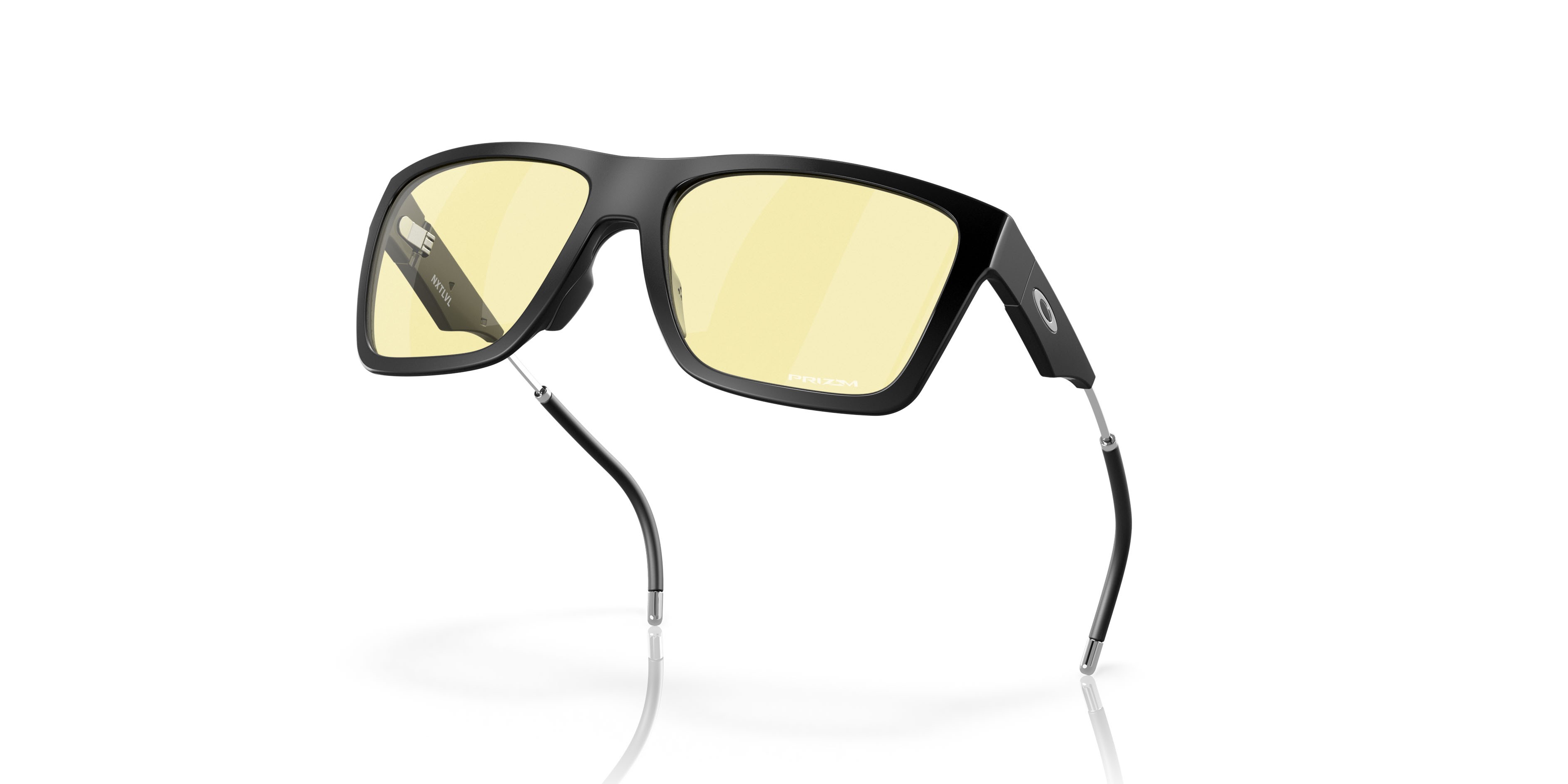 Sonnenbrillen Oakley Nxtlvl OO 9249 (924901) farbe nero satinato form rechteckig gläser prizm gaming(tm) 2.0