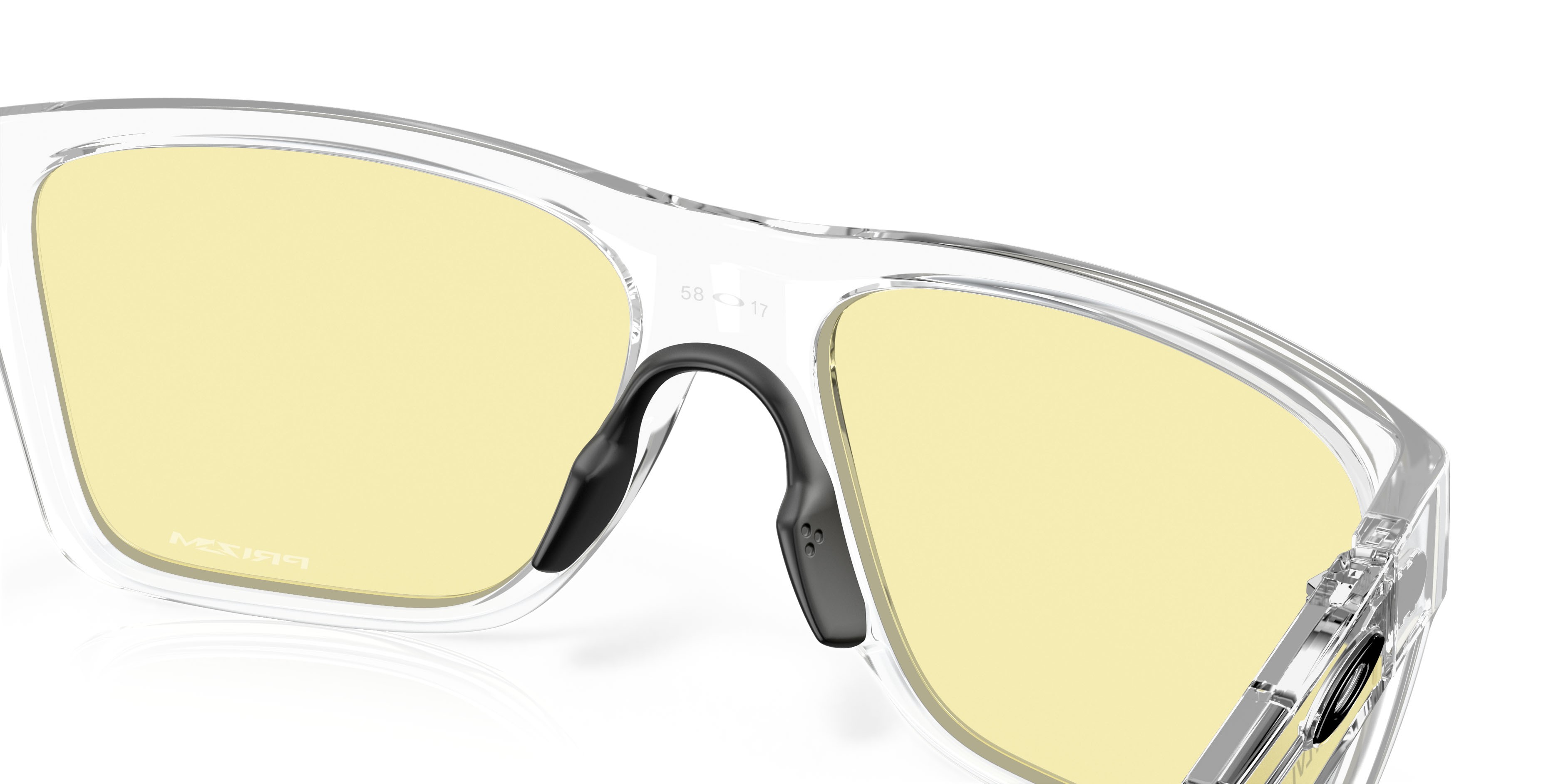 Sonnenbrillen Oakley Nxtlvl OO 9249 (924902) farbe trasparente lucido form rechteckig gläser prizm gaming(tm) 2.0