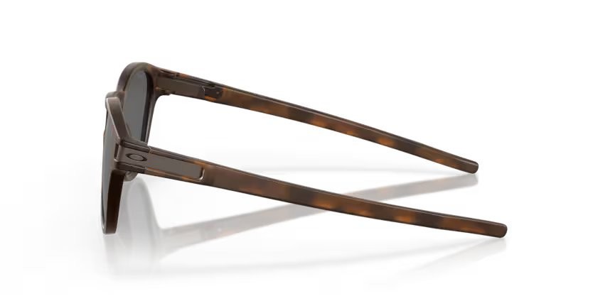 Occhiali da sole Oakley Latch OO 9265 (926522) colore matte brown tortoise forma ovale lenti prizm black