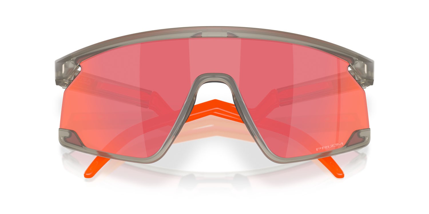 Occhiali da sole Oakley BXTR OO 9280 (928014) colore grey ink opaco forma mask lenti prizm trail torch
