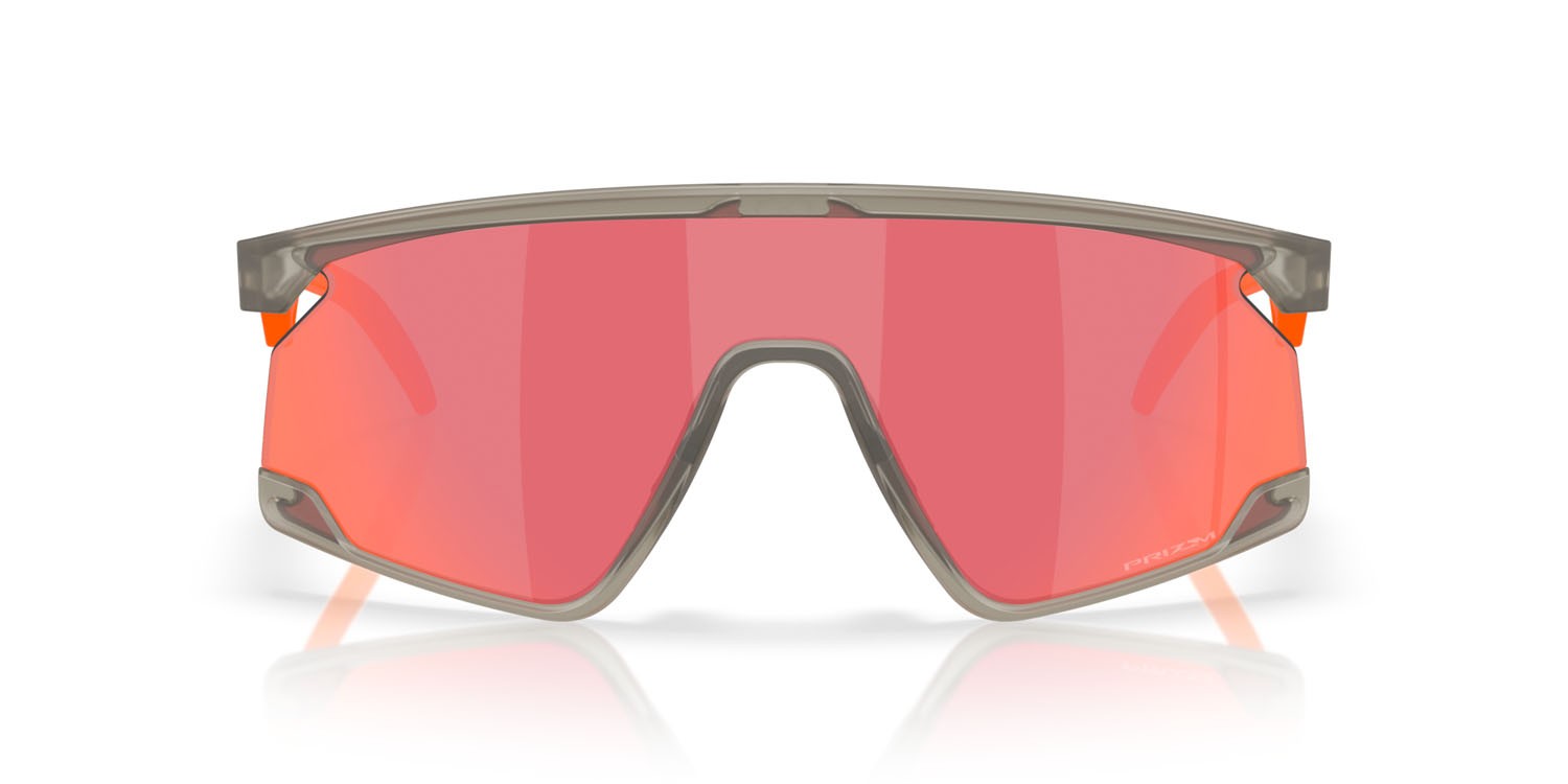 Occhiali da sole Oakley BXTR OO 9280 (928014) colore grey ink opaco forma mask lenti prizm trail torch