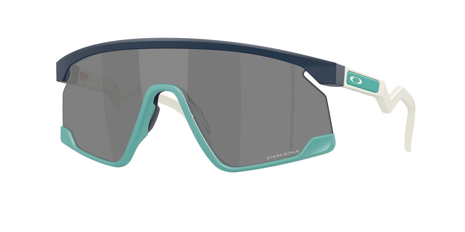 Sonnenbrillen Oakley BXTR OO 9280 (928018) farbe blu abisso opaco form maske gläser prizm black