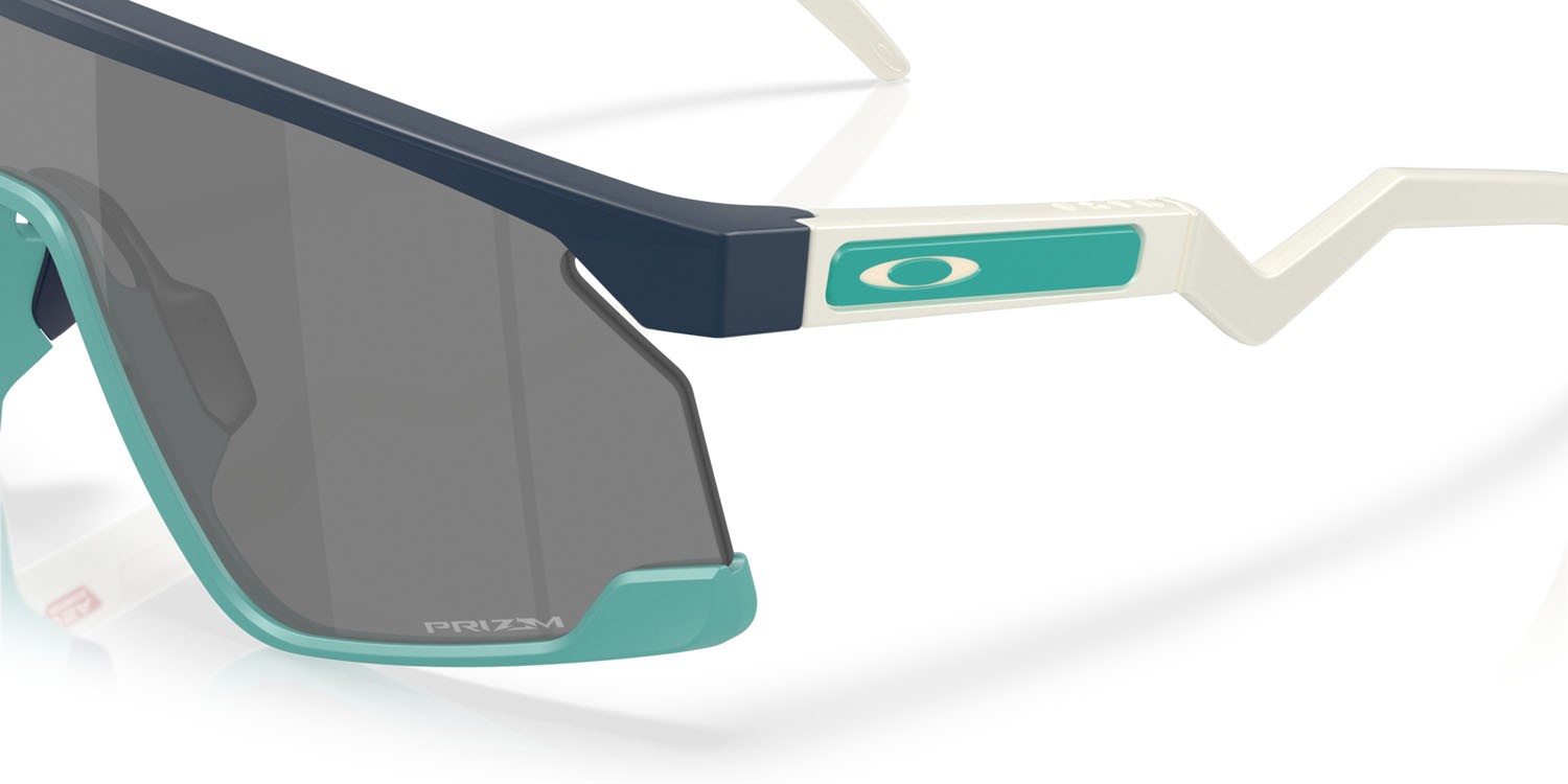 Sonnenbrillen Oakley BXTR OO 9280 (928018) farbe blu abisso opaco form maske gläser prizm black
