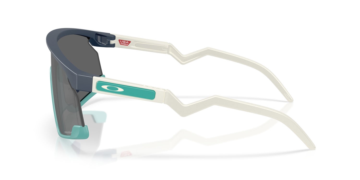 Sonnenbrillen Oakley BXTR OO 9280 (928018) farbe blu abisso opaco form maske gläser prizm black