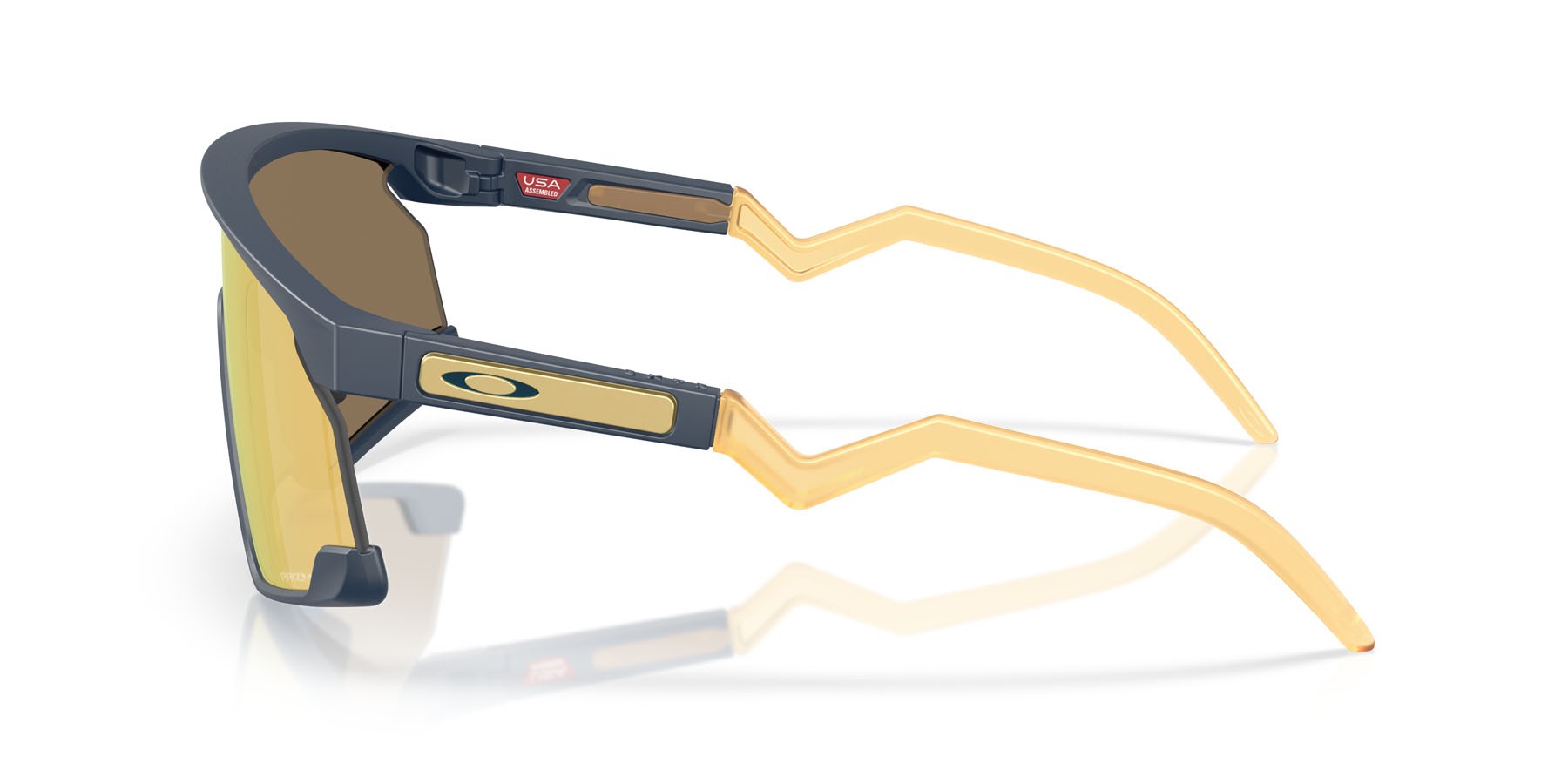 Sonnenbrillen Oakley BXTR OO 9280 (928020) farbe blu abisso opaco form maske gläser prizm 24k