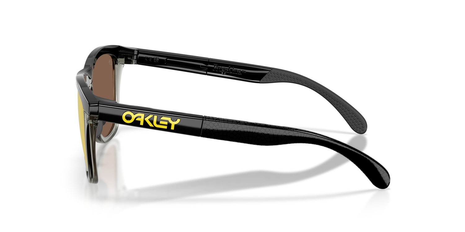 Sonnenbrillen Oakley Frogskins Range OO 9284 (928418) farbe nero opaco form rund gläser prizm 24k polarized