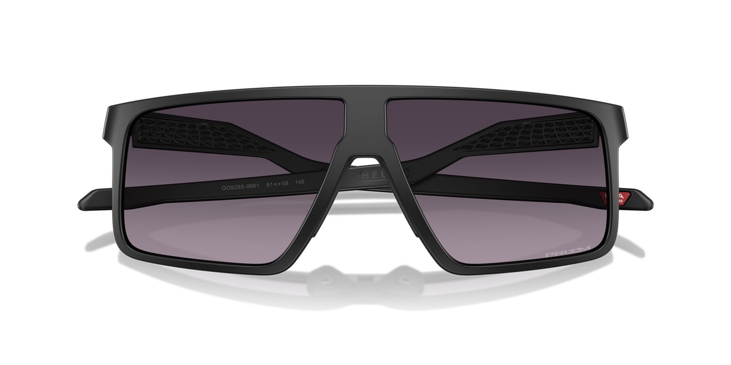 Sonnenbrillen Oakley Helux OO 9285 (928506) farbe nero opaco form rechteckig gläser prizm grey sfumato