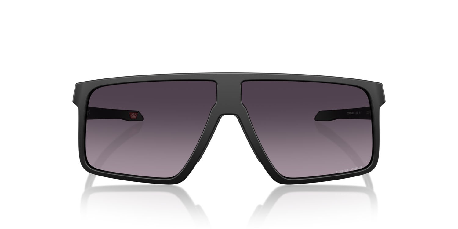 Sonnenbrillen Oakley Helux OO 9285 (928506) farbe nero opaco form rechteckig gläser prizm grey sfumato