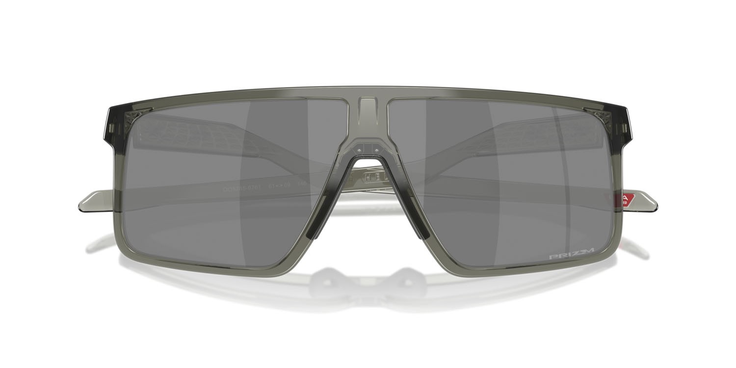 Sonnenbrillen Oakley Helux OO 9285 (928507) farbe grigio fumo form rechteckig gläser prizm black