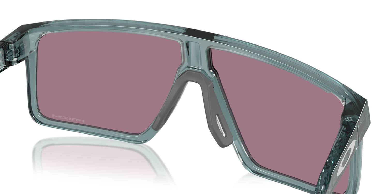 Sonnenbrillen Oakley Helux OO 9285 (928509) farbe cristallo nero form rechteckig gläser prizm jade