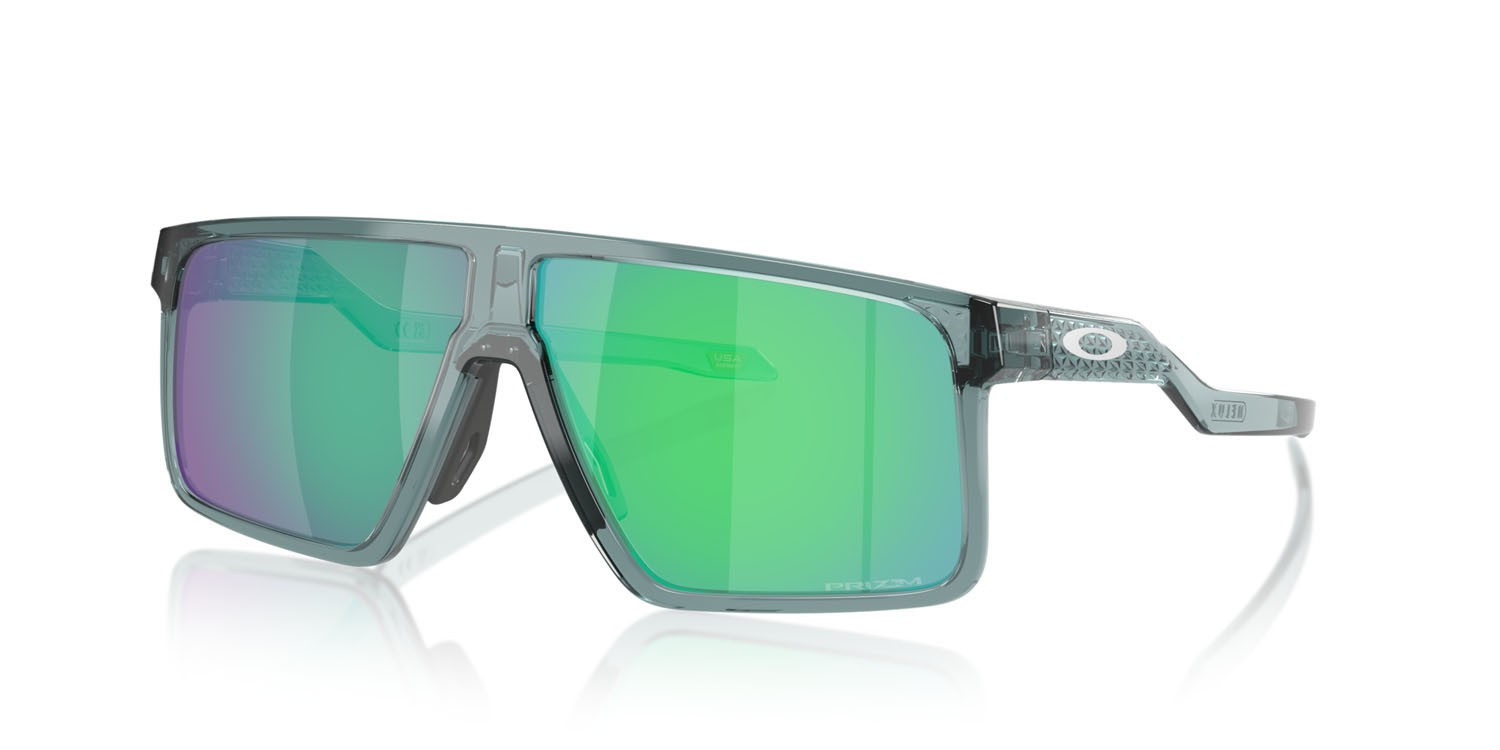 Sonnenbrillen Oakley Helux OO 9285 (928509) farbe cristallo nero form rechteckig gläser prizm jade
