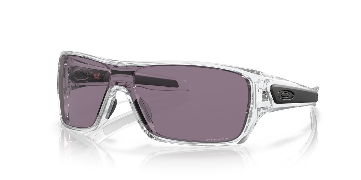 Sonnenbrillen Oakley Turbine Rotor OO 9307 (930727) farbe trasparente lucido form maske gläser prizm grey