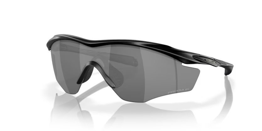 Occhiali da sole Oakley M2 frame xl OO 9343 (934319) colore matte black forma irregolare lenti prizm black polarized