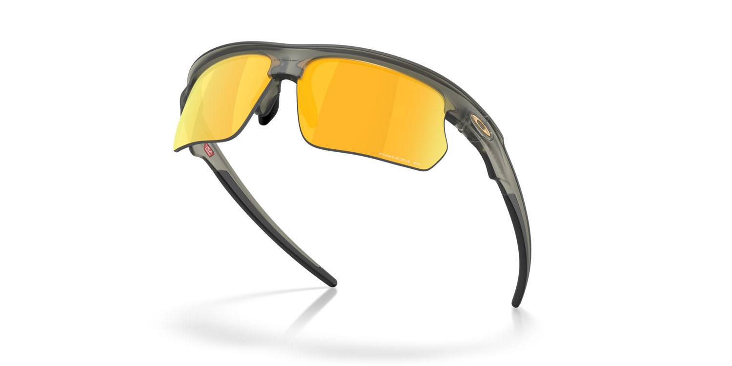 Occhiali da sole Oakley Bisphaera OO 9400 (940020) colore olive ink opaco forma rettangolare lenti prizm 24k polarized