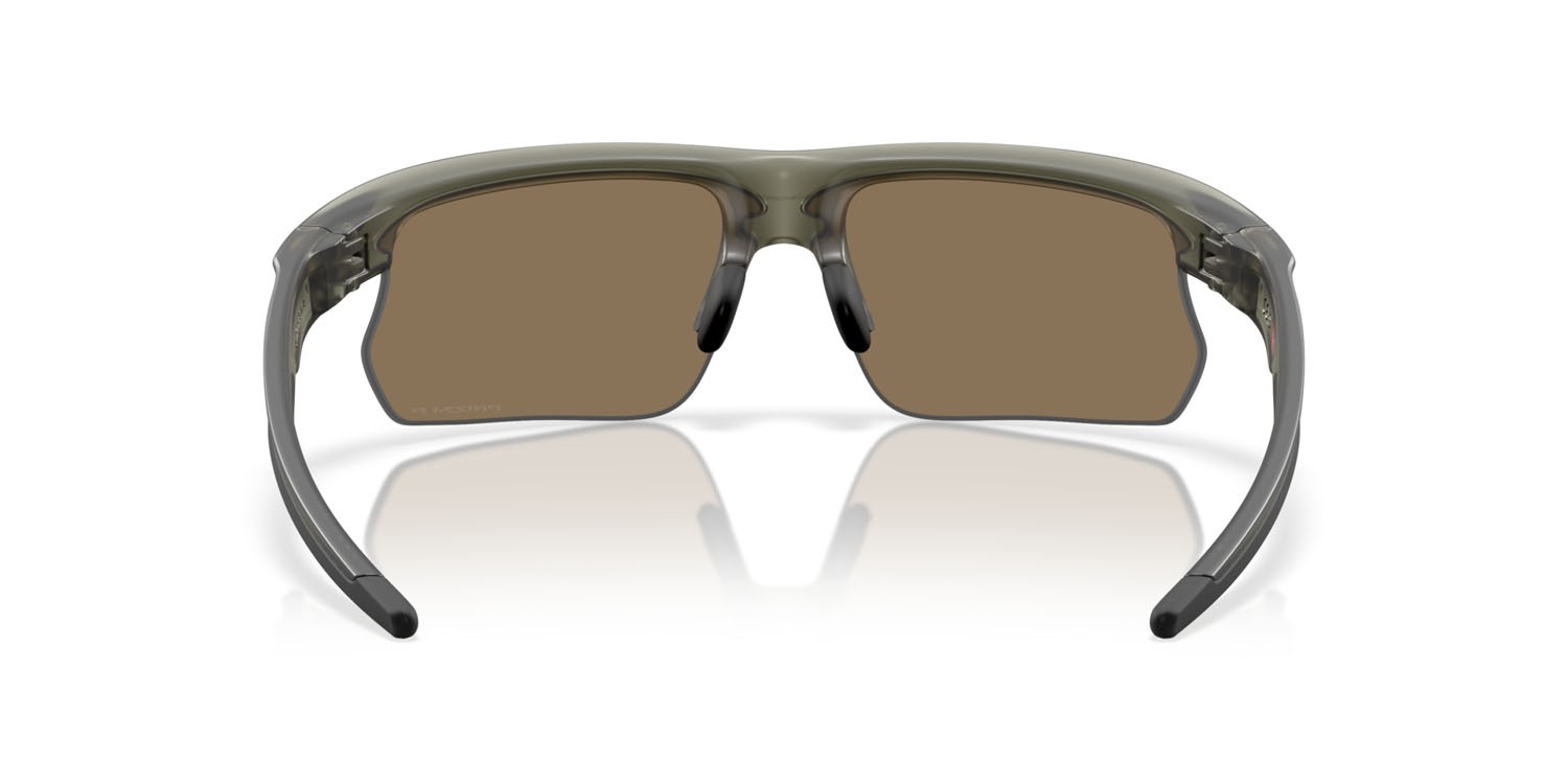 Occhiali da sole Oakley Bisphaera OO 9400 (940020) colore olive ink opaco forma rettangolare lenti prizm 24k polarized