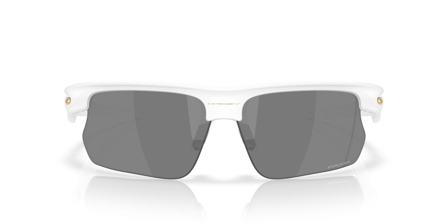 Sonnenbrillen Oakley Bisphaera OO 9400 (940022) farbe bianco opaco form rechteckig gläser prizm black