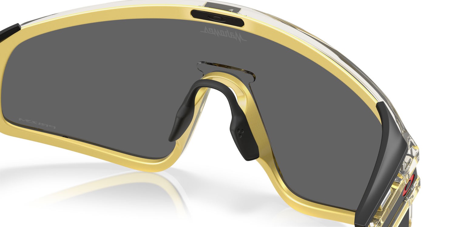 Sonnenbrillen Oakley Latch Panel OO 9404 (940414) farbe gold grass form maske gläser prizm black
