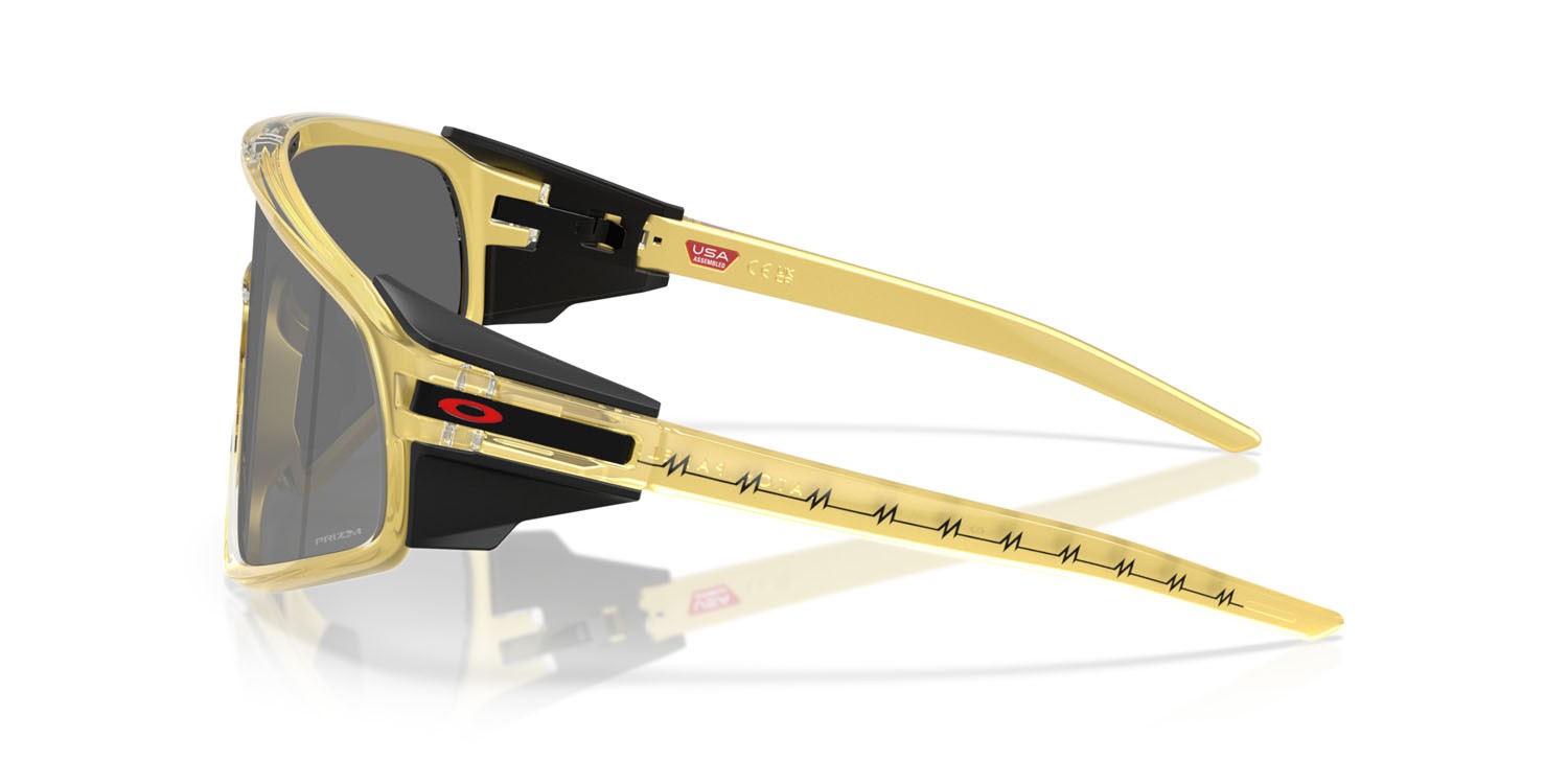 Sonnenbrillen Oakley Latch Panel OO 9404 (940414) farbe gold grass form maske gläser prizm black