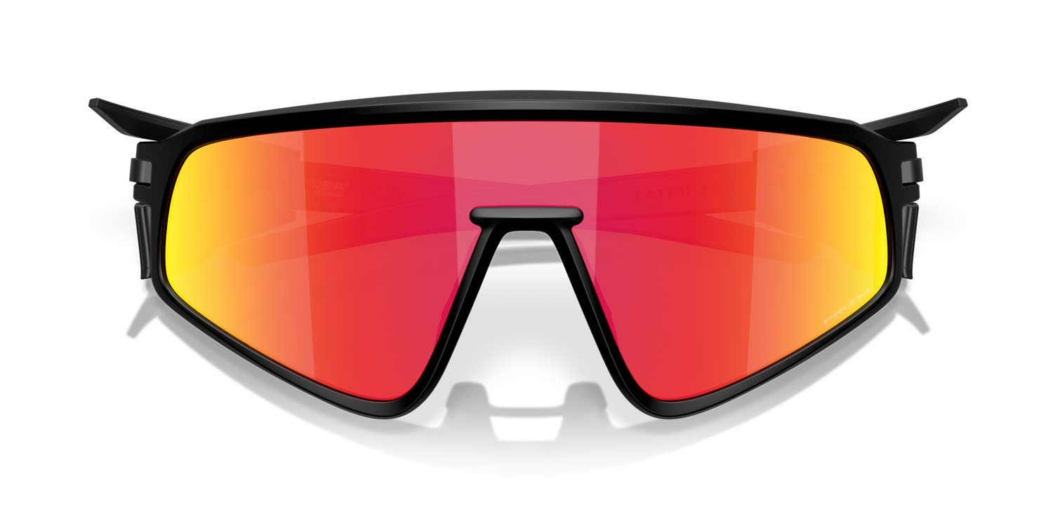 Sonnenbrillen Oakley Latch Panel OO 9404 (940416) farbe nero opaco form maske gläser prizm ruby