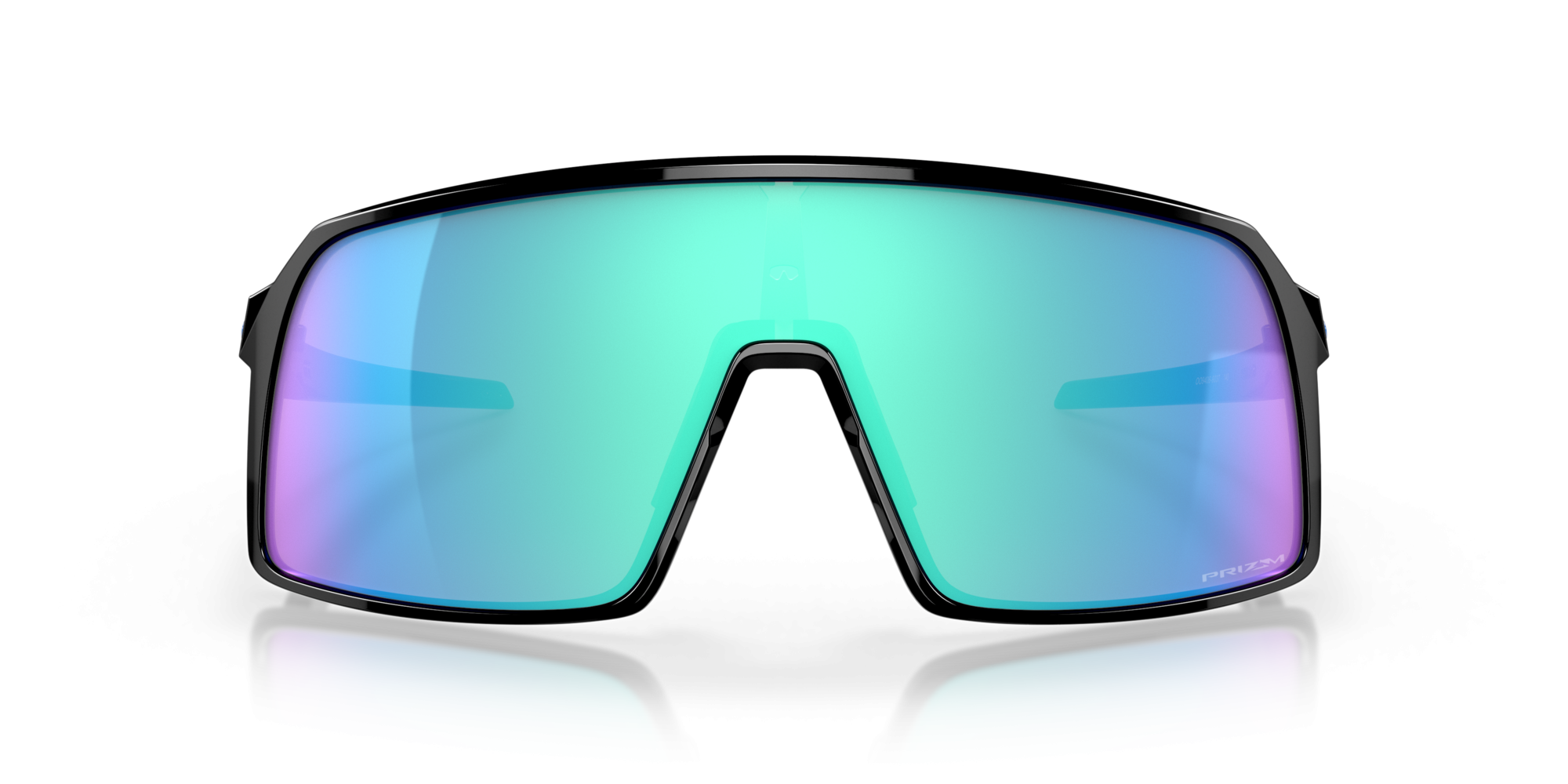 Sonnenbrillen Oakley Sutro OO 9406 (940690) farbe polished black form rechteckig gläser prizm sapphire